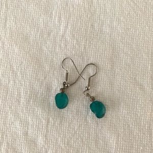 Simple aqua earrings! ❤️
